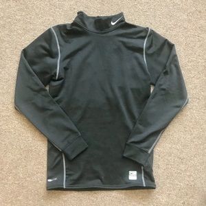 Nike Pro mock turtle neck quarter zip long sleeve